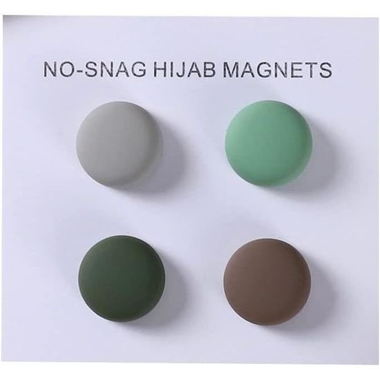 8pcs Épingles Magnétiques pour Hijab, 1,4 cm Polyvalentes