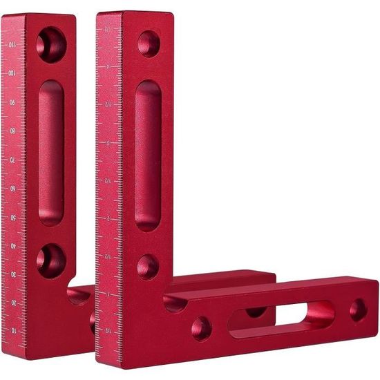 Pince D'angle En L En Alliage D'aluminium à 90 Degrés - Outil De Bricolage Et Assemblage Précis