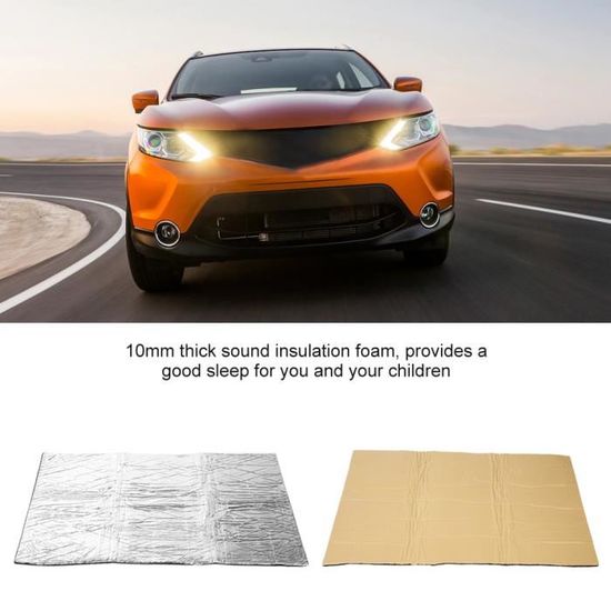 Tapis Isolant Capot Moteur Pour Peugeot 206 (2003-2013) | Isolation Thermique Et Acoustique | Aluminium
