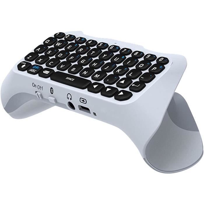 DOBE – Mini clavier externe sans fil pour PS5 pour manette de jeu