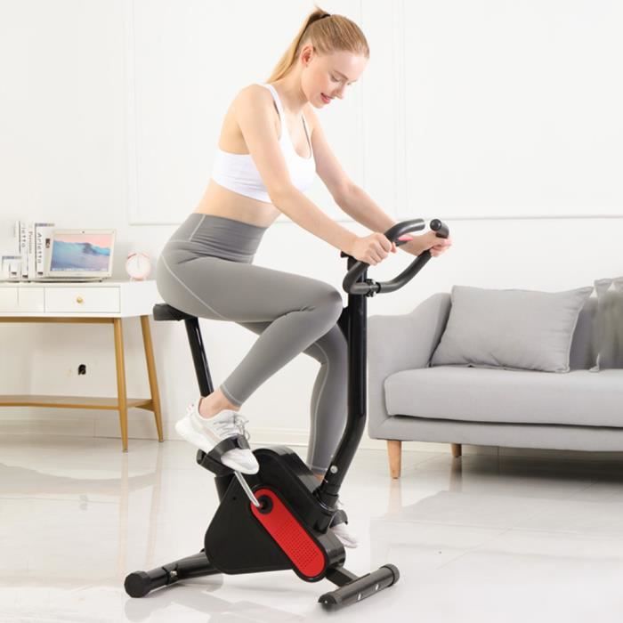 Vélos d'exercice droits - 102x65x41cm -Noir rouge