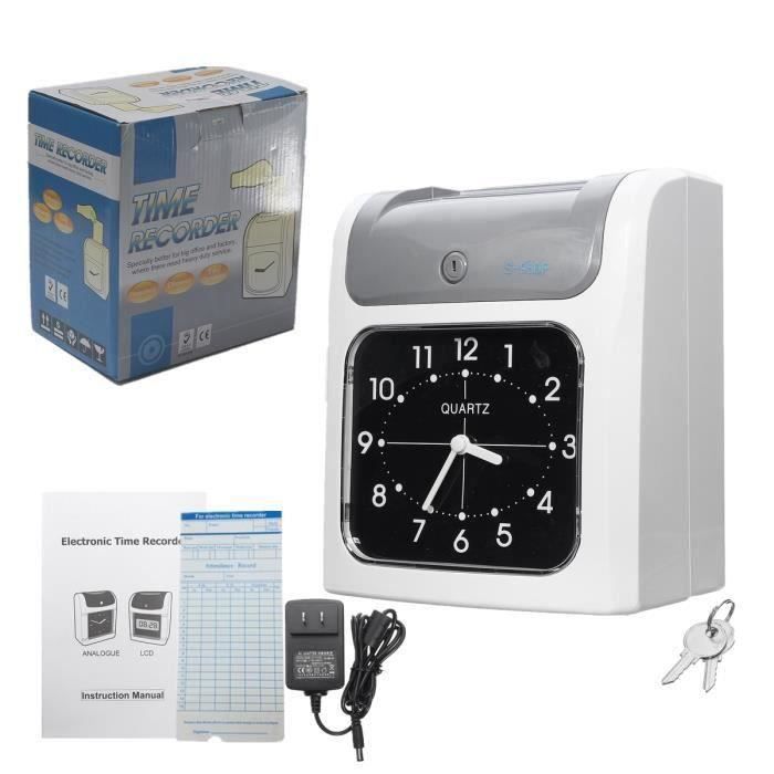 Electronique Pointeuse Badgeuse Horloge Gestion Temps de Assistance Enregistreur Pour employés SCB91