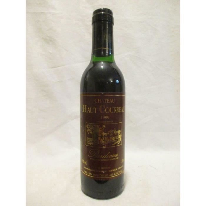 37,5 cl bordeaux château haut courreau rouge 1999 - bordeaux france