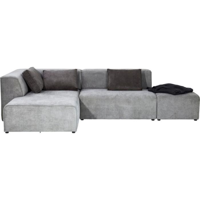 Canapé d'angle Gris Design Confort Promotion