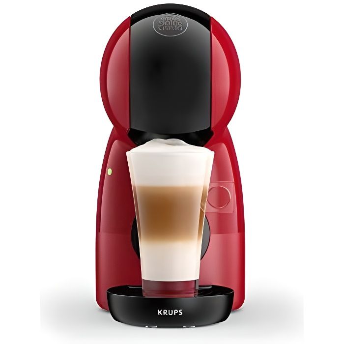 Krups Nescafé Dolce Gusto Piccolo XS rouge, Machine à café ultra compact, Cafetière à dosette, Multi boissons, Intuitive, Pression