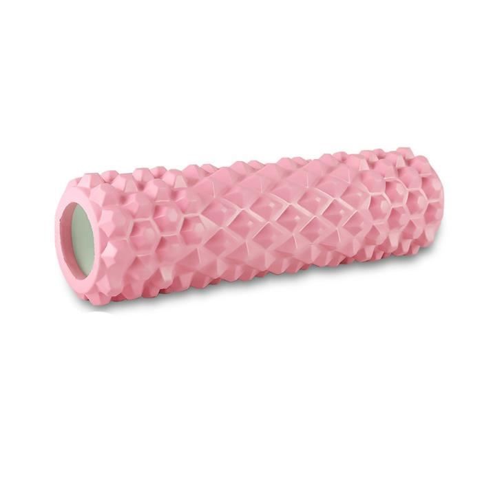 AVANC Rouleau de Massage en Mousse EVA Sport Fitness creux ROSE
