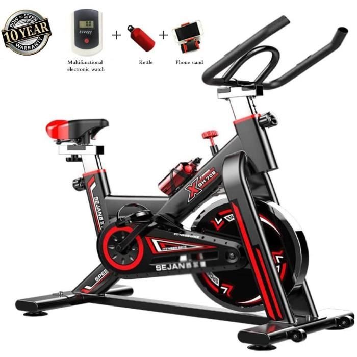 Vélos d'appartement Vélo D'appartement Sportstech Cyclisme en Salle Vélo De Fitness Ultra-Silencieux Et Entraîneur AB Vélo De Spinni