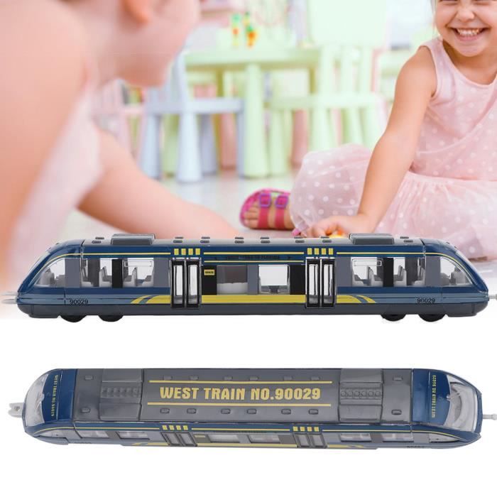 Cuque modèle de train Jouets éducatifs pour enfants Simulation Alliage Train modèle de voiture jouet cadeau d'anniversaire pour