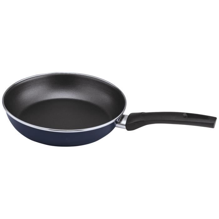 BEKA Poêle émail revêtue Bohème - Ø 24 cm - Bleu - Tous feux dont induction