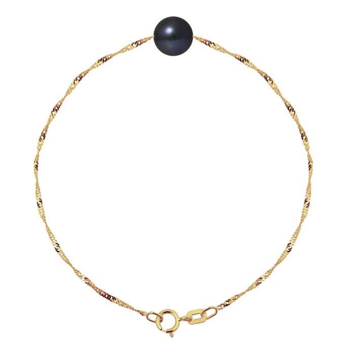PERLINEA Bracelet Perle de Culture et Or Jaune 375° Femme