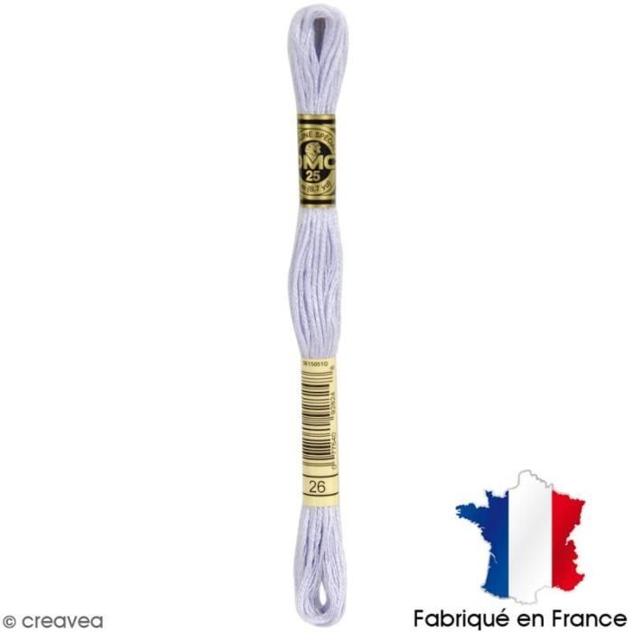 Fils à broder DMC mouliné spécial - Echevette 8 m Coloris 26