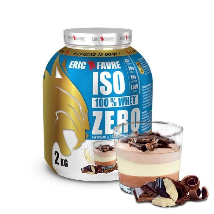 Eric Favre Iso 100% Whey Zero 2 kg - Triple Choco