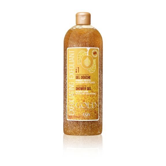 Fair And White GOLD Gel Douche Exfoliant - Gommant 940 ml