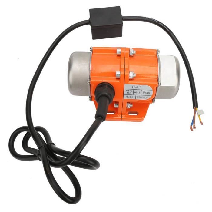 Fdit moteur de vibration monophasé Moteur universel de vibration 30W ~ 100W Moteur de vibrateur monophasé Prise américaine 110V