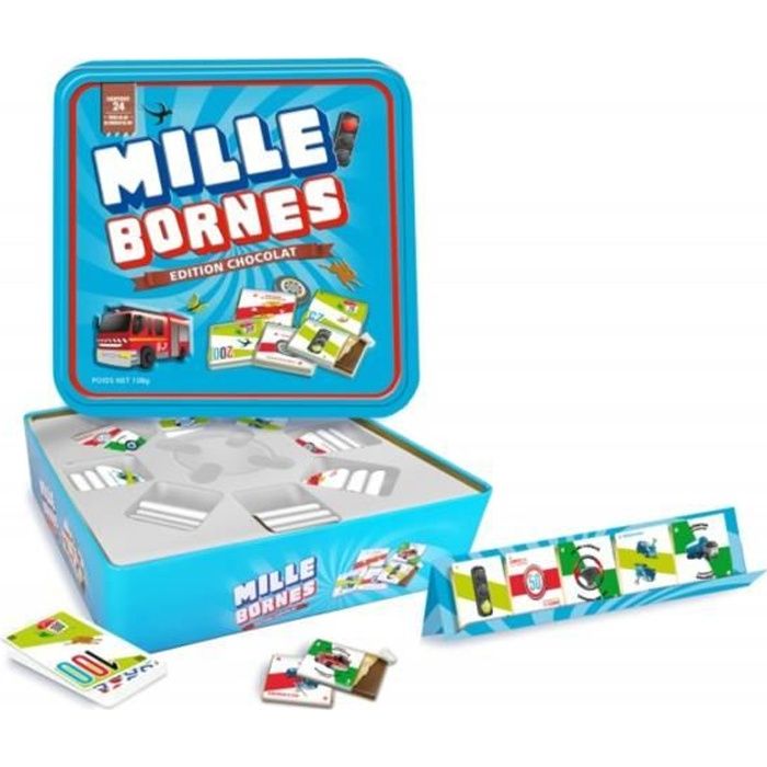 HASBRO _Jeux Edition en Chocolat _MILLE BORNE Boite luxe 108 g