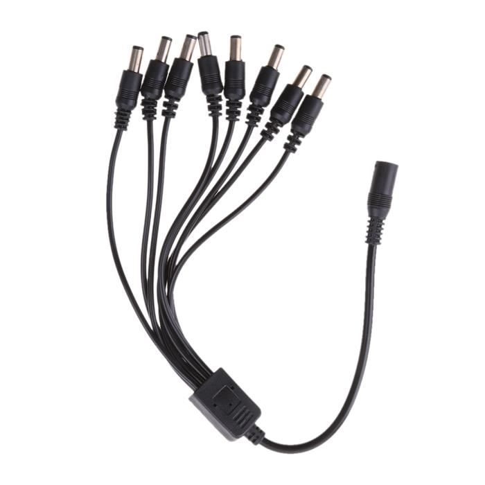 KIT CAMERA DE SURVEILLANCE - PACK VIDEOSURVEILLANCE Câble diviseur d'alimentation CC 1 pièce. Pookso1