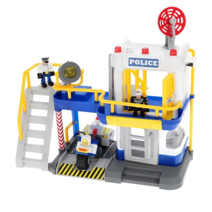 HALSALLTOYS Poste de Police avec Camion et Personnages