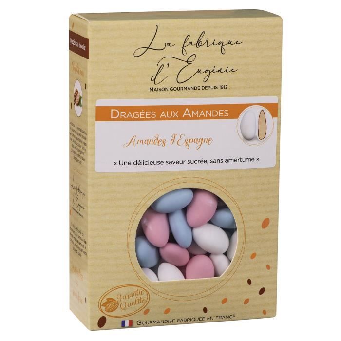 LA FABRIQUE D'EUGENIE Dragées aux Amandes - Assortis - 500 g