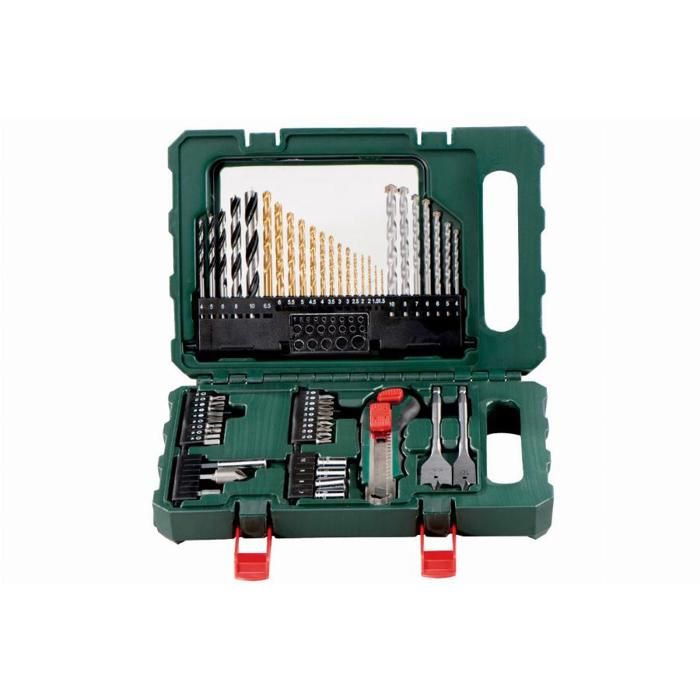 METABO Coffret d'accessoires - 55 pièces - 14 forets à métaux HSS-TIN