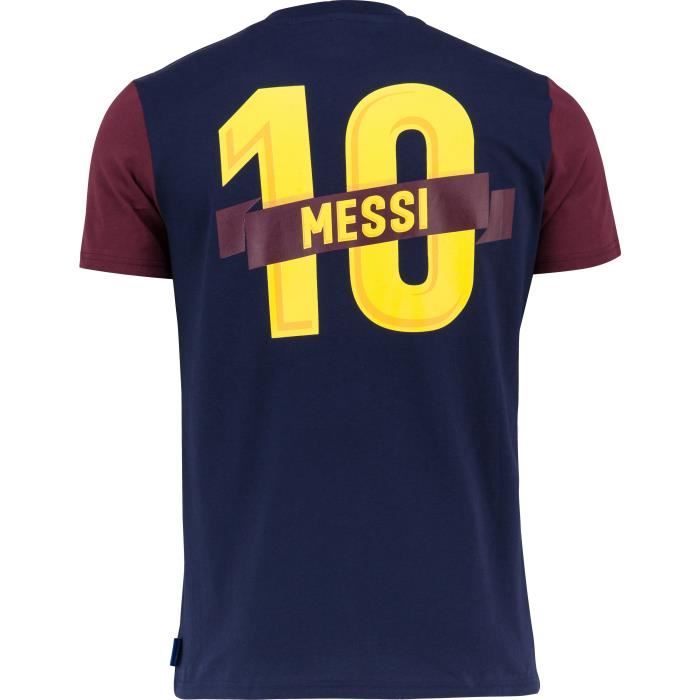 T-shirt Barça - Lionel MESSI - Collection officielle FC BARCELONE - Taille adulte