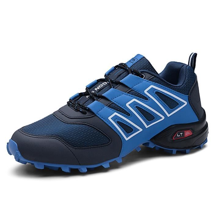 Chaussure Homme Randonnée cuir Marche Voyage Imperméable Confort Maintien