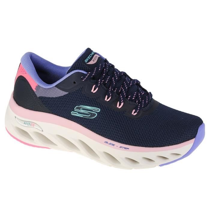 Chaussures SKECHERS Arch Fit Glidestep Highlighter Noir - Femme/Adulte