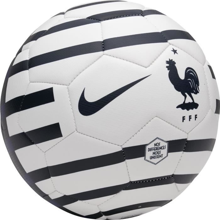 NIKE Ballon de football FFF Prestige 18 - Noir et bleu