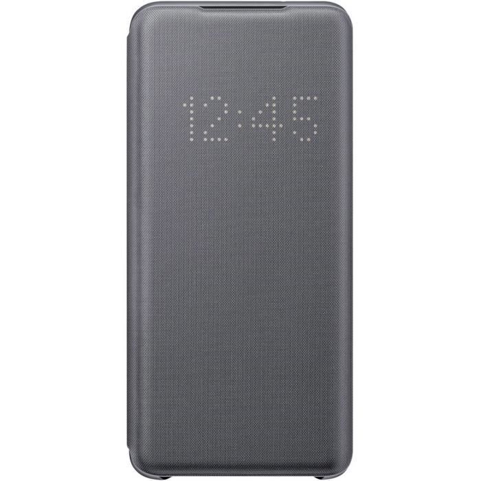 Étui portefeuille Samsung LED View Cover EF-NG980PJEGEU Samsung Galaxy S20 gris 1 pc(s)