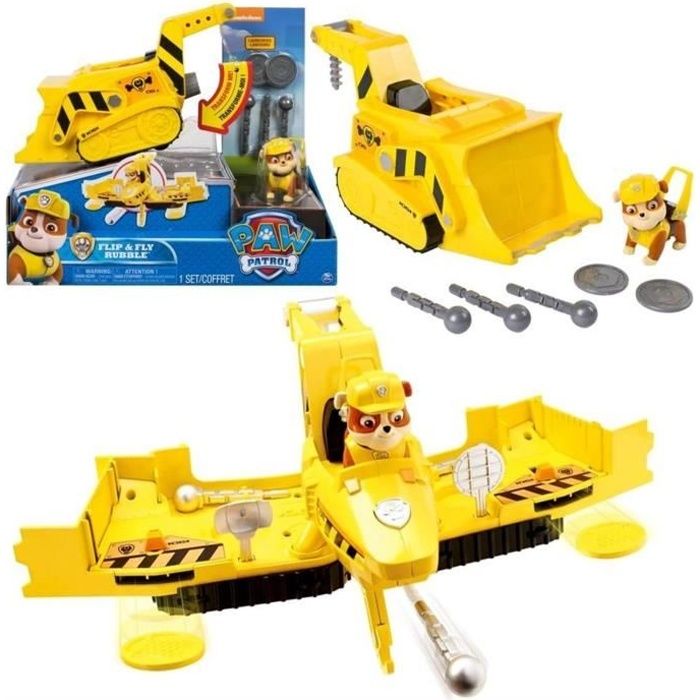 Spin Master 20088698 PAW- Patrouille des chiens - Flip & Fly Rubble