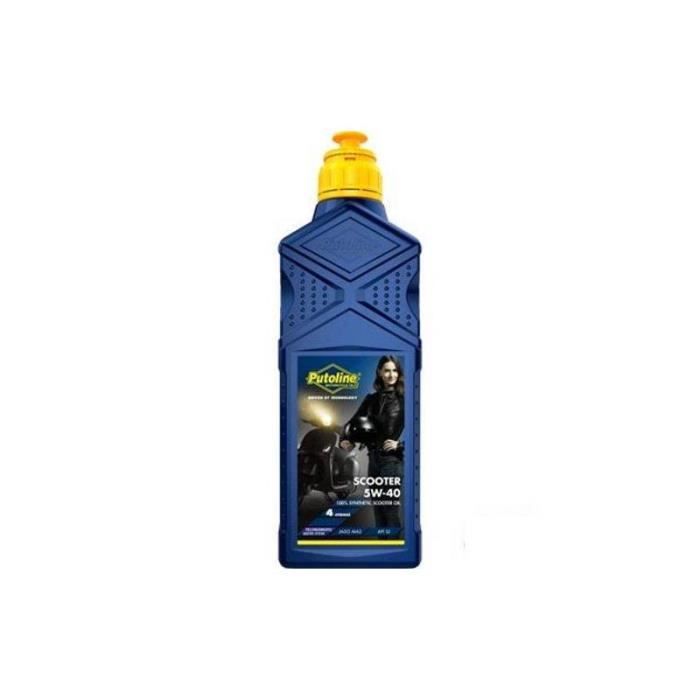 PUTOLINE - Huile Moteur 4 Tps 5W-40 Scooter 4T 1L