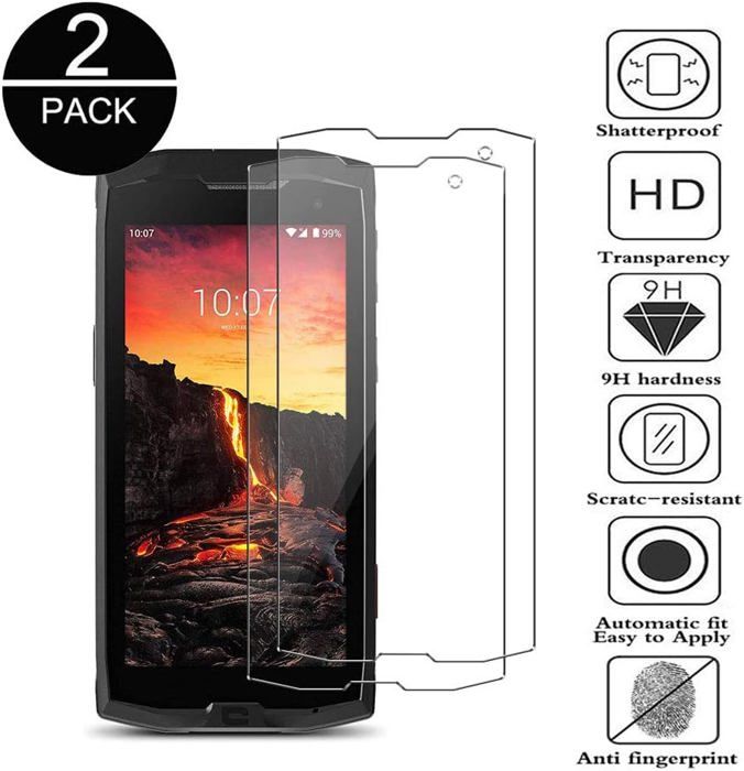 Coque + Protection écran Pour CROSSCALL Core-M5 – Housse Silicone TPU Souple Et Verre Trempé 9H