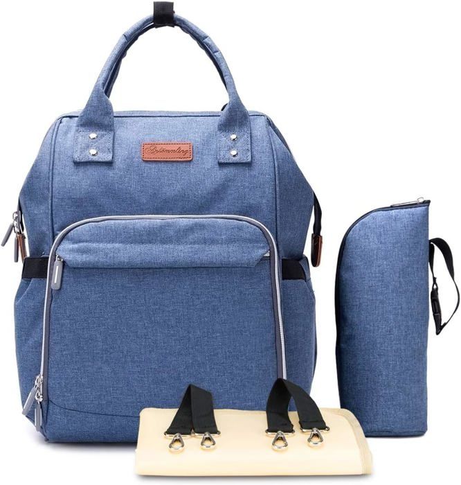 Sac à Langer Micu Micu | Organisateur Poussette Avec Matela à Changer | 50x14x30 Cm Imperméable
