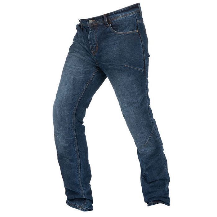 Pantalon Moto Wayne Par Motoblouz - Coupe Slim, Certifié CE A - Protections Genoux Amovibles (niveau 1) - Pour Usage Urbain Et Routier
