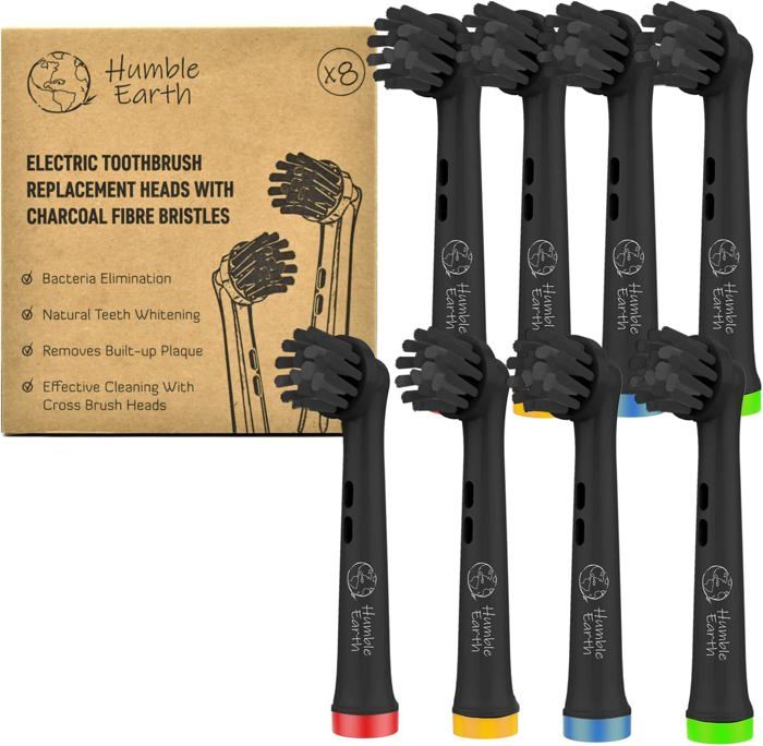 Lot De 8 Têtes De Rechange BrillFresh - Compatible Avec Brosses à Dents électriques Braun