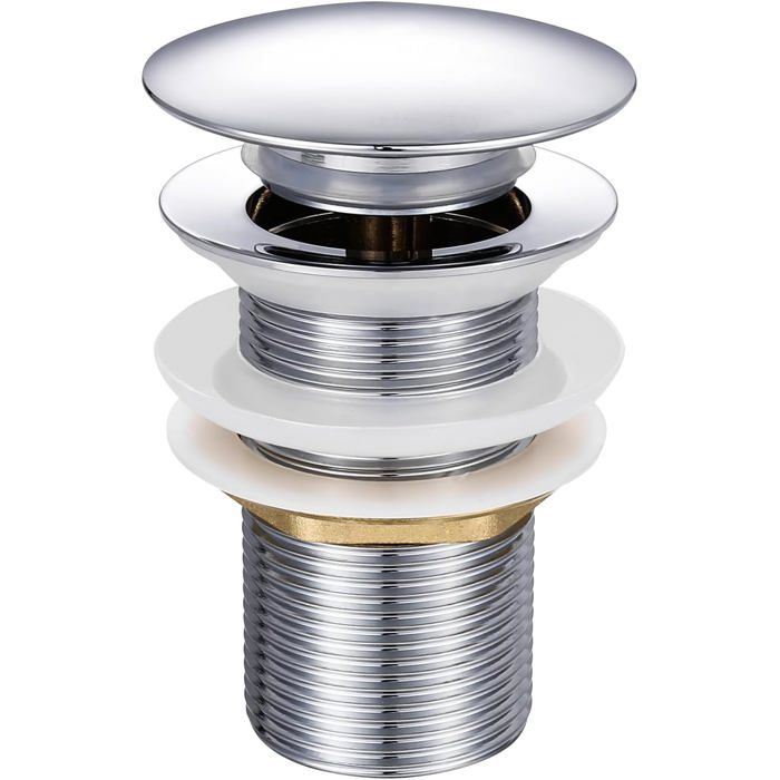 Bonde Automatique Pour Lavabo – Sans Tirette, En Plastique – Système De Vidange Pratique