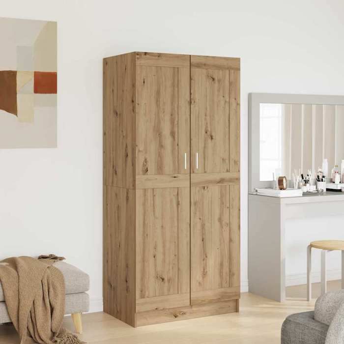 Moderne Armoire/Cabinet BURKE pour salon/chambre artisian oak 825x515x180 cm Bois dingénierie AA3493