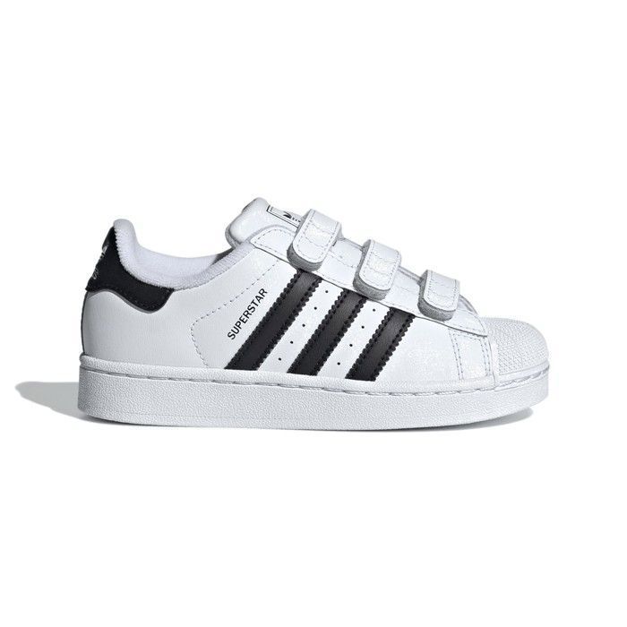 Adidas Basket - ADIDAS - SUPERSTAR II CF C (JI3988) - Noir - Tige cuir souple - Shell-toe caoutchouc