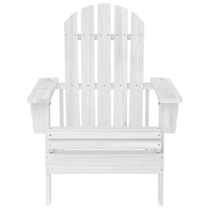 STAR SALE® Chaise de jardin(1 PC) - Fauteuil relax - bois blanc 70.5x96x92 cm T3431