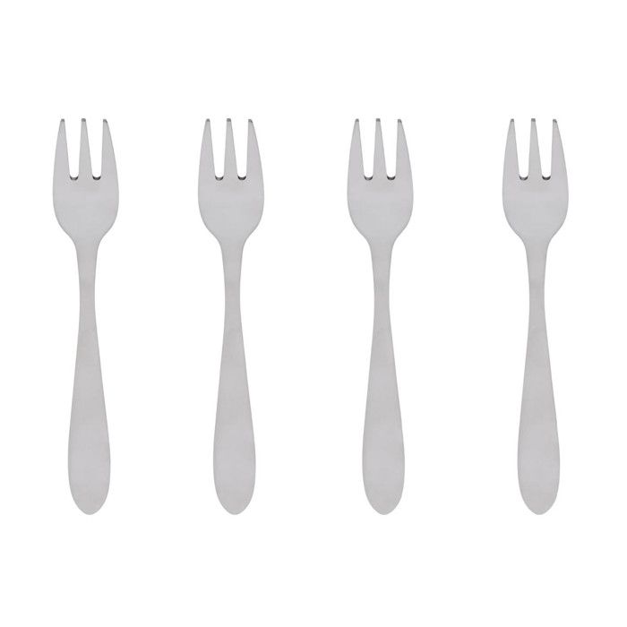 Lot de 4 Fourchettes à Dessert Nevis 14cm Argent Lot de 4 Fourchettes à Dessert Nevis 14cm Argent