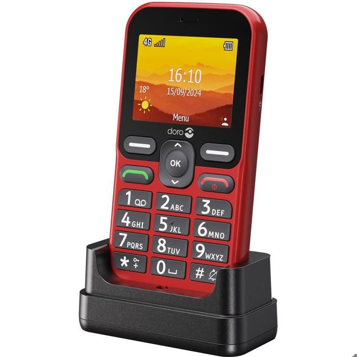 Téléphone mobile Doro Leva L11 avec écran de 2 4 pouces