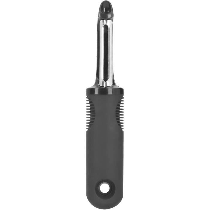 KAI Éplucheur Universel Extra Large En Acier Inoxydable - Lame 9cm Manche 10cm Pour Légumes Et Fruits