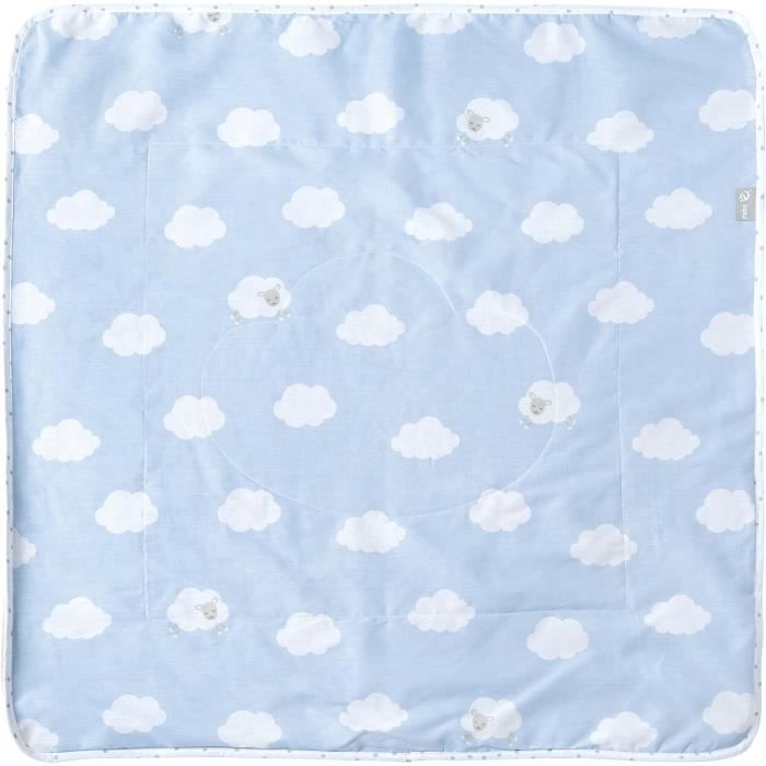 HommomH Couverture Polaire Géante 152x203 Cm - Motif Nébuleuse Paresseux - Douce Et Moelleuse (Bleu)