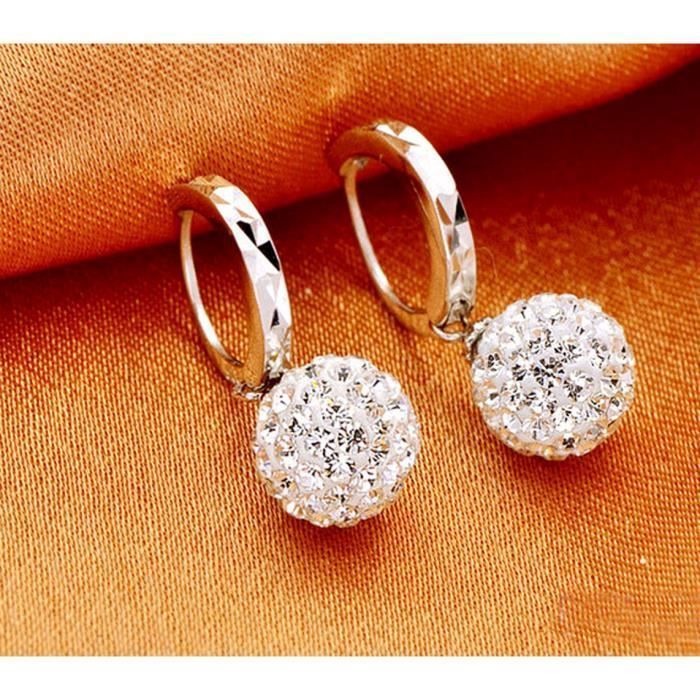 Boucles d'oreilles en argent .925 pour femme SCA-BO-137 main image 1