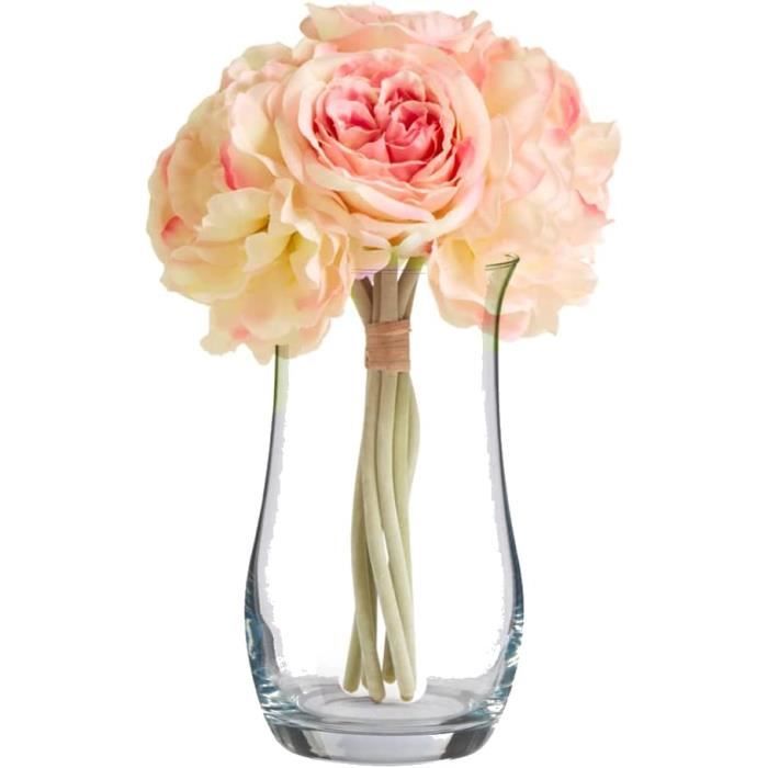 Vase Décoratif Blanc 22cm (haut) X 17cm (large) – Neuf Avec étiquettes