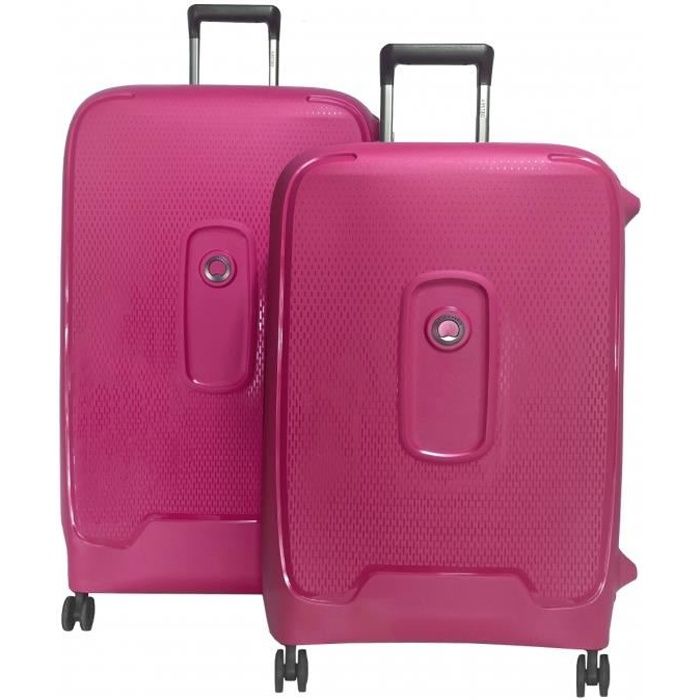 Set de 2 valises rigides Delsey Moncey 69 cm et 82 cm ROSE - MONCEY2-Rose