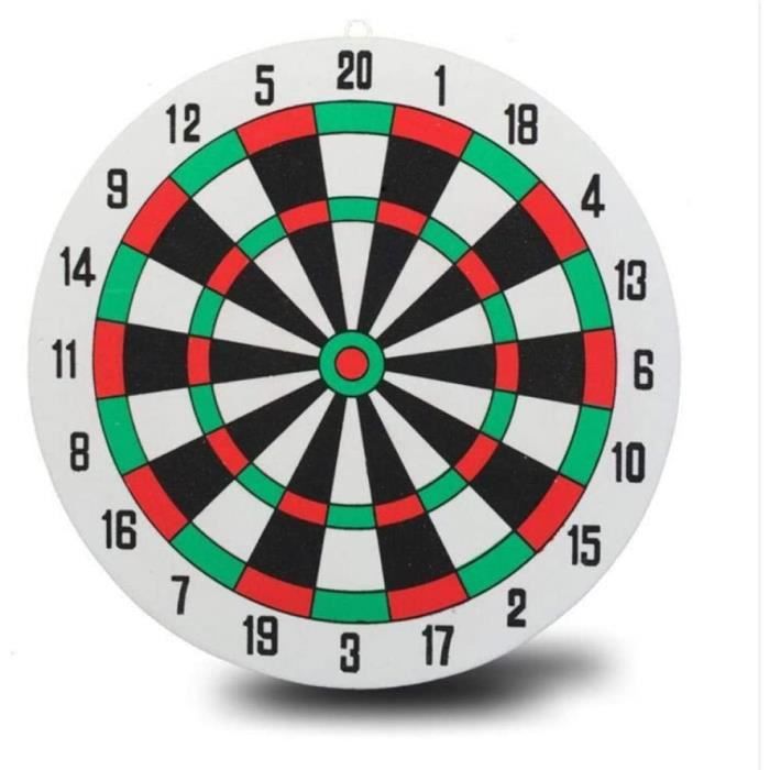 Fléchettes Cible 3 Fléchettes Mural, À Deux Côtés Épais En Mousse Toy