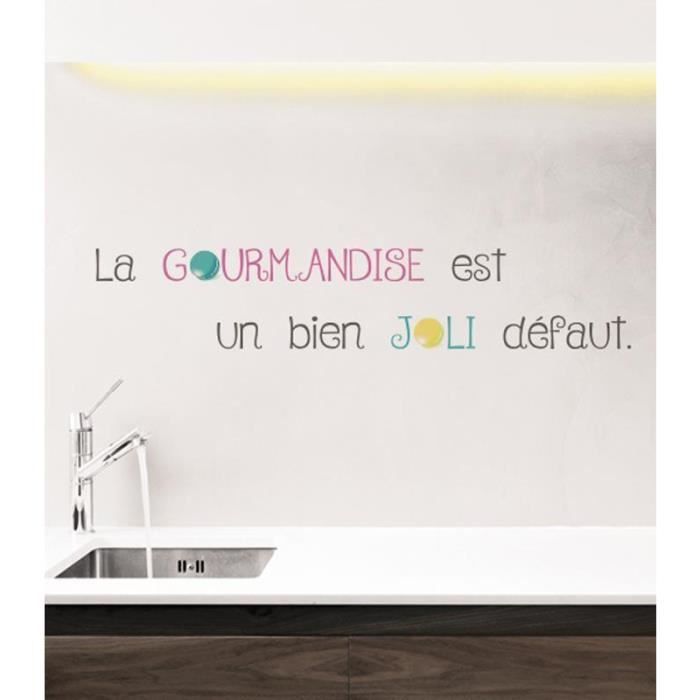 Avec Le Sticker Citation La Gourmandise Est Un Bien Joli Defaut Demarquez Vous Du Celeebre Proverbe Achat Vente Stickers Cdiscount Avec Le Sticker Citation La Gourmandise Est Un Bien Joli Defaut Demarquez Vous Du Celeebre Proverbe Achat Vente Stickers Cdiscount