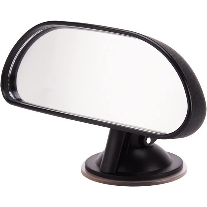 AutoScheich Rétroviseur Intérieur Additionnel – Fixation Ventouse – Universel 213x55mm