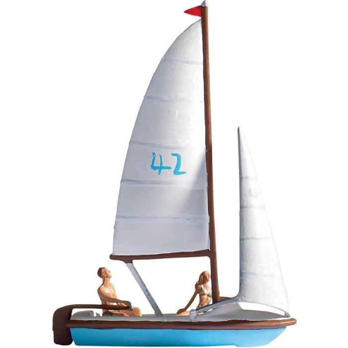 Voilier H0 - Voilier (ne peut pas être mis à leau) 2 figurines fournies - Enfant - 15 ans - Mixte