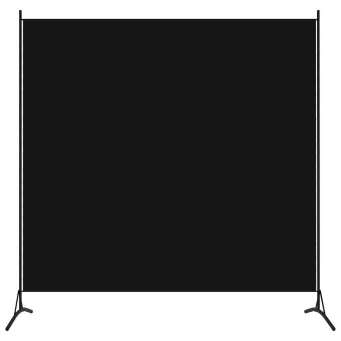 11410®Mobilier - BEST Cloison amovible - JILI Cloison de séparation Paravent 1 panneau Noir 175x180 cm BEST175 x 180 cm 11410®Mobilier - BEST Cloison amovible - JILI Cloison de séparation Paravent 1 panneau Noir 175x180 cm BEST175 x 180 cm